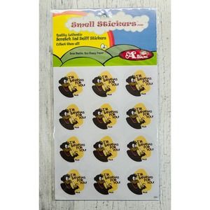 Rare Scratch & sniff happy Allie scented Sticker Matte pack BAnanas for you New